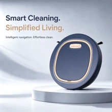 USB Rechargeable Smart Robot Vacuum Cleaner, Home Cleaning Robot, Sweeping, Mopping, Vacuuming All-In-One - Multicolor - View 15