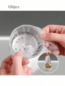 100pcs Disposable Kitchen Sink Drain Filter, Universal For Sink, Drain, Bowl, Food Waste Catcher,Kitchen Strainer Set With Fine Mesh, Essential Kitchen Tools & Kitchen Accessories, A Must-Have Kitchen Tools Gift For Home Chefs, Space-Saving Storage For Kitchen Organizers,Christmas Kitchen Gifts Idea - White - View 12