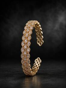 1pc French Court Style Elegant Exquisite Women's Bracelet, Versatile Daily Wear & Party Jewelry - Bracelet - View 11