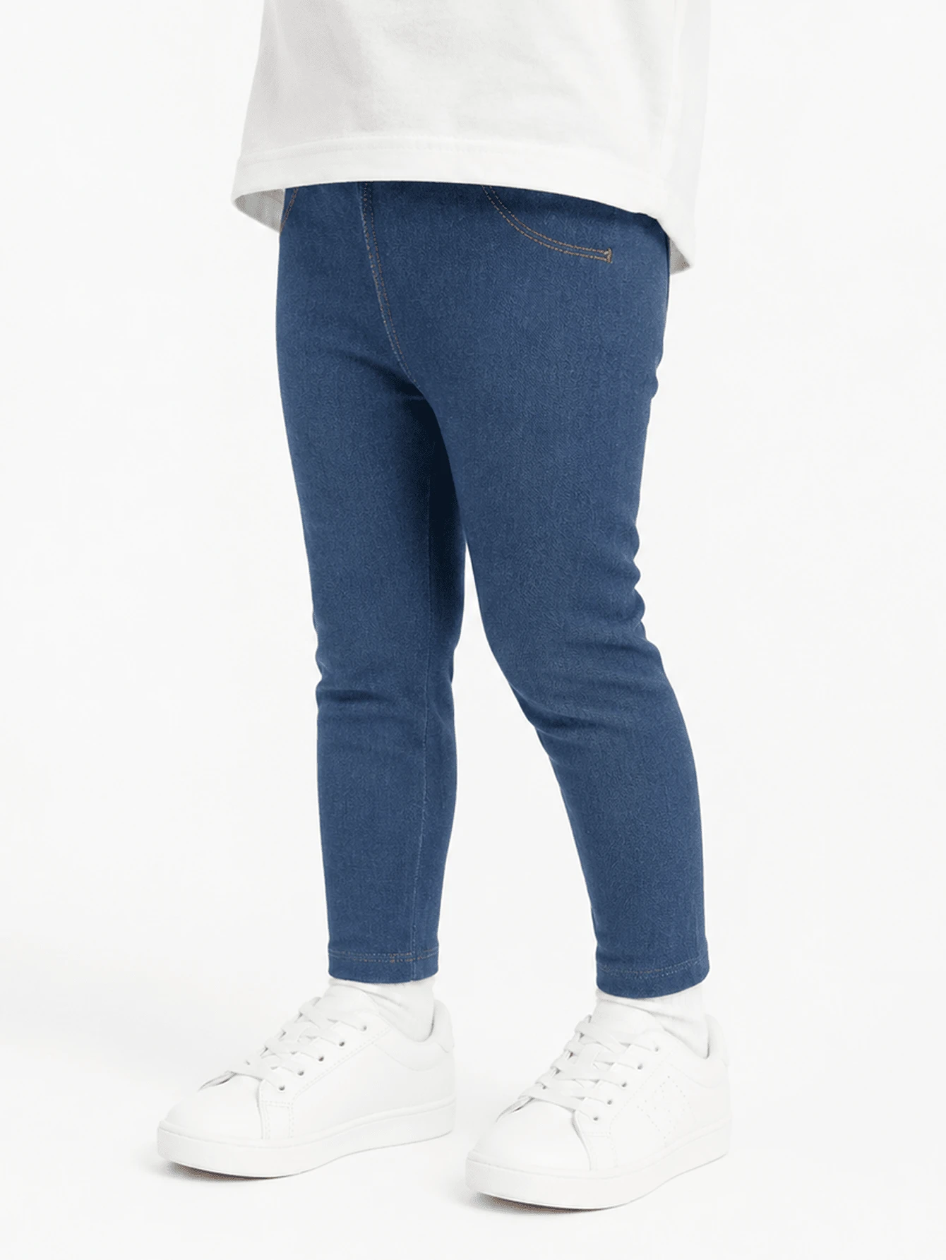 Balabala 2026 New Young Girl Elastic Comfortable Leggings - Blue Tint - View 1