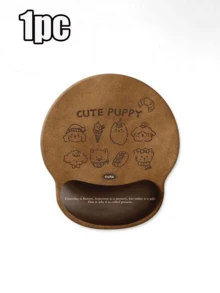 1pc Cute Cartoon Dachshund Print Ergonomic Mouse Pad With Wrist Support, Memory Foam Anti-Fatigue Pain Relief Non-Slip Soft Mouse Pad, Aesthetic Puppy Desktop Accessory, Suitable For Office, Home, Computer, Laptop, Student, Teenager Daily Use - Multiple Colors and Styles - View 15