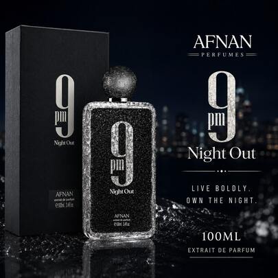 Lattafa AFNAN 9PM Night Out Extrait De Parfum 100ML luksusowe trwałe perfumy męskie, premium woda kolońska, prezent dla mężczyzn