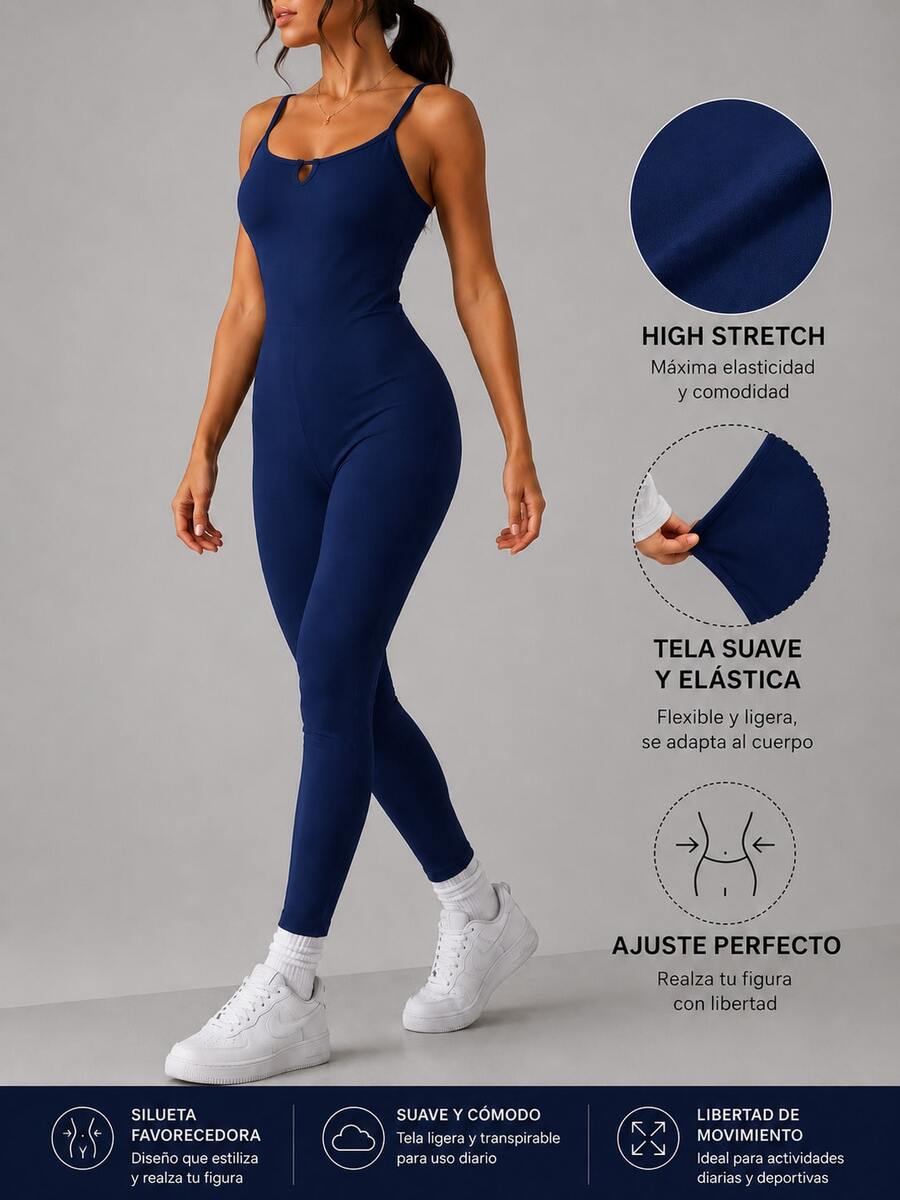 Women Jumpsuits - Blue - View 1