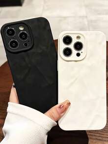 4件組多色復古磨砂軟殼手機保護殼，適用於 Apple 17 16 15 14 13 12 11 Pro Max Air - 彩色 - 查看 3