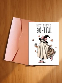 Hey, Pretty Baby! | Halloween Greeting Card | Spooky Gift For Best Friend | Fun & Cute Halloween Greeting Card | Large Halloween Greeting Card - A - View 7