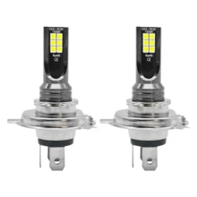Heyword 2pcs Car Fog Light Bulbs, CSP Chip, H4 H11 9005 9006 HB4, Suitable For Car Fog Lights And LED Headlights, Color Temperature 6000K/8000K - 2pcs - View 2