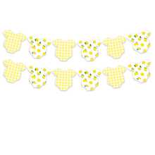 1 Set Lemon Shower Banner, Jumpsuit Garland, Summer Gender Reveal Party Decoration - View 1