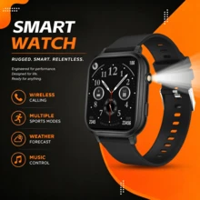 QAGSFLC Jam Tangan Wanita Baru, Smartwatch Olahraga Modis, Panggilan Nirkabel, Pedometer, Stopwatch, Mode Olahraga, Pelacakan Jarak, Pemutaran Musik, Notifikasi Pesan, Alarm, Kamera Jarak Jauh, Pengisian Daya USB, Jam Tangan Pria Multifungsi - MultiWarna - View 3