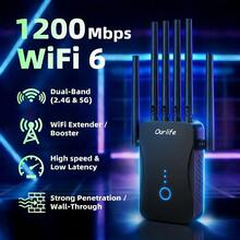 Amplificador/repetidor de señal WiFi de 1200 Mbps, un router y repetidor WiFi inalámbrico diseñado para ofrecer cobertura de red de largo alcance - Ver 11