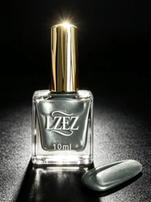 1瓶水性指甲油 LZEZ 新金色蓋 10ml 免烘烤可撕除 長效快乾 溫柔色調 日常百搭 - 銀色 - 查看 4