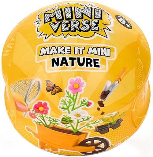 MGA Entertainment MGA's Miniverse Make It Mini Nature Series 3 - Mini Collectibles, DIY Crafts, Replica Plants, Flowers, For Collectors(Random)