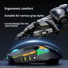 Acer High Compatibility 7-Key Wired Mouse, Wear-Resistant Non-Slip Scroll Wheel, Universal For Desktop And Laptop Office Peripherals - View 7