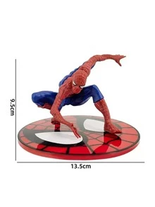 1個 13.5cm 手作蛋糕裝飾插牌，超級英雄生日派對蛋糕裝飾，生日禮物 - 彩色 - 查看 6
