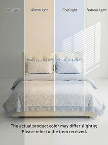 Veyra Day 3pcs Polyester Light Blue Floral Duvet Cover Set, Shabby Chic Ruffled Bedding Set With Gingham Plaid Edge, Cute Floral Comforter Cover With 2 Pillowcases (No Insert) - Sea salt milk blue lotus leaf edge - View 11