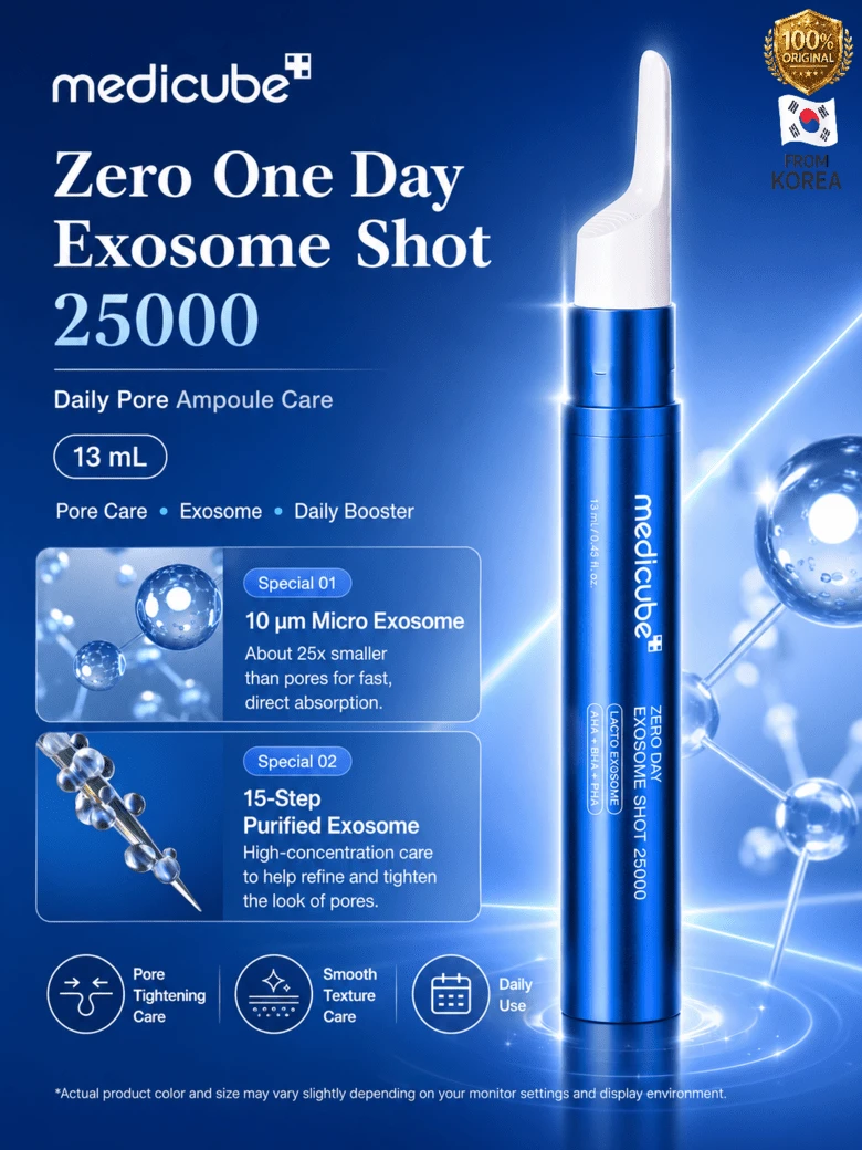 EXONINE DERMACODE 美容液 10本、キャップ１個セット Medicube Exosome Shot Serum – PDRN Collagen, Azelaic Acid, Zero
