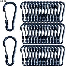 4/8/16/32pcs Gourd-Shaped Mini Spring Carabiner DIY Bag Key Chain Outdoor Multi-Function Hook Accessories - 3G Carabiner - View 15