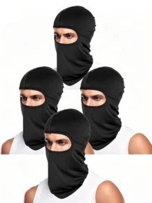 1/3/4/6Pcs Full Face Cover Ski Mask Balaclava Unisex Hood Cap Neck Gaiter UV Protector For Outdoor Sports Snowboard Travel - Multicolor - View 10