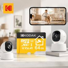 Kartu Micro SD Kodak 32GB 64GB 128GB 256GB Kartu TF Cocok untuk Pemantauan Keamanan Rumah, Kamera Hewan Peliharaan, Monitor, Kamera Dasbor, dan Ponsel Pintar - Jeruk - View 1