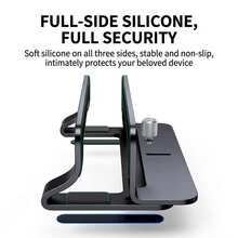 UGREEN LP258 Vertical Laptop Stand, Adjustable Width, Multi-Sided Silicone Anti-Slip, Hollow Heat Dissipation, Aluminum Alloy Stable And Durable, Compatible With Apple MacBook, Lenovo, HP, And Other Laptops - View 3