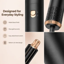 ATOPSKINS 5-In-1 Multifunctional Hot Air Styling Brush Set, Automatic Curling Barrel, Detangling Brush, Volumizing Round Brush, Multi-Heat Settings For Fine Hair, Suitable For Home, Salon, Commute, Travel, Party; Perfect Gift For Mother's Day, Valentine's Day, Three Kings Day, Carnival, St. Patrick's Day, Practical And Stylish Gift For Girlfriend, Mom - Multicolor - View 9