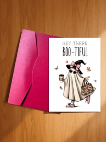 Hey, Pretty Baby! | Halloween Greeting Card | Spooky Gift For Best Friend | Fun & Cute Halloween Greeting Card | Large Halloween Greeting Card - A - View 15