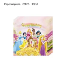 Classic Seven Dwarfs Complete Party Decoration Set, Includes Disposable Paper Plates, Cups, Napkins, Birthday Banner, Tablecloth, Fairy Tale Princess Theme Birthday, Christmas And Anniversary Supplies - Multicolor - View 8