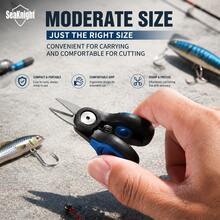 SeaKnight Fishing Line Scissors, Stainless Steel Sharp Fishing Cutter With Ergonomic Non-Slip Grip, Saltwater Resistant Multifunctional Fishing Pliers For Braided Line, Rigging, Boating & Outdoor Fishing Gear - Multicolor - View 4