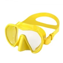 Silicone Trim Frameless Diving Mask, Hydraulic One-Piece Molded Diving Mask With High-Definition Tempered Anti-Scratch Lens - Multicolor - View 13
