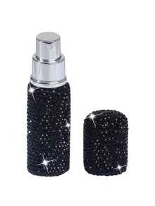 1pc Premium Rhinestone Perfume Travel Refillable Spray Bottle, 5ml Mini Spray Bottle, Vacuum Pressed Design, Moisturizing Cosmetic Sample - View 16