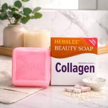 HEBLEEE 100g Collagen Soap, Elasticity For All Skin Types - Hydrating - View 1