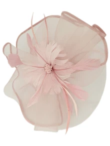 1pc Women's 50s & 60s Style Floral Mesh Ribbon Headband Hat, Elegant Tea Party, Kentucky Derby Or Wedding Headpiece, Special Occasion Hat - A - View 2