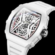 ONOLA New Fashion Automatic Mechanical Watch Hollow Skeleton Luminous Watch Waterproof Sport Wristwatch With Gift Box - one-size - View 2