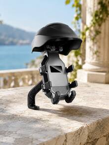 Motorcycle Phone Holder With Claw Clip And Helmet Visor, Bicycle Phone Mount For Electric Scooter, Electric Bike, Bicycle, Motorcycle, Anti-Shake Anti-Vibration 360° Rotating Secure Lock, Handlebar And Rearview Mirror Installation, Fits 4.7-7 Inch Phones, Delivery Riding Navigation - A - View 15