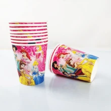Classic Seven Dwarfs Complete Party Decoration Set, Includes Disposable Paper Plates, Cups, Napkins, Birthday Banner, Tablecloth, Fairy Tale Princess Theme Birthday, Christmas And Anniversary Supplies - Multicolor - View 7