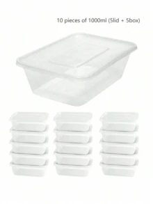20/10/6/2pcs Food Storage Containers With Lids, Microwave , PP Material, Stackable, Dishwasher , Suitable For Home Kitchen, Restaurant, Takeout, Picnic And Other Occasions - Multicolor - View 15