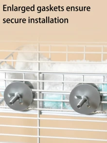 1pc Wrought Iron Bird Nest Hanging Wire Basket Bed With Warm Fleece Pad, Suitable For Parrots, Cockatiels, Lovebirds, Budgies, Conures, Canaries, Hanging Cage Accessory, Metal Nesting Box, Sleep Breeding Perch Toy, Comfortable Bird House - A - View 9
