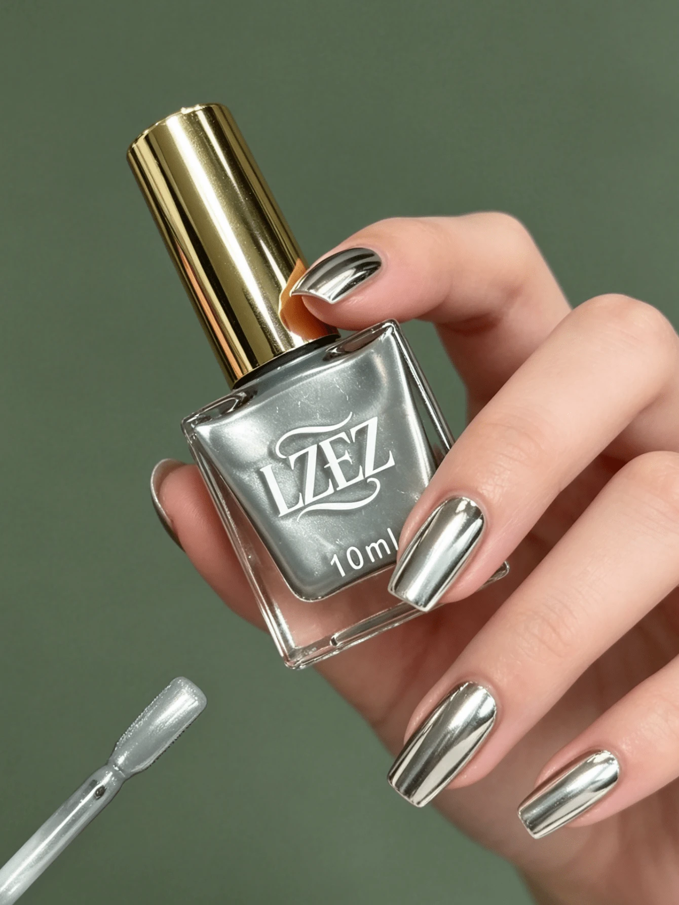 1瓶水性指甲油 LZEZ 新金色蓋 10ml 免烘烤可撕除 長效快乾 溫柔色調 日常百搭