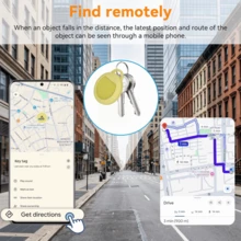 RSH 1PC Mini Wireless Portable Item Tracker, Smart Anti-Lost Device, Item Tracker, Item Loss Prevention Device, Item Locator, Compatible With Android Find Hub (For Android Solely), Wireless Key Finder, Location Tracking Device, For Backpacks, Keys, Pets. - Multicolor - View 8