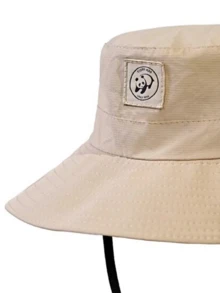 CAMEL CROWN Outdoor Bucket Hat, UV Protection Wide Brim Sun Hat, Denim Hiking Hat For Trekking & Sun Protection - Khaki - View 2
