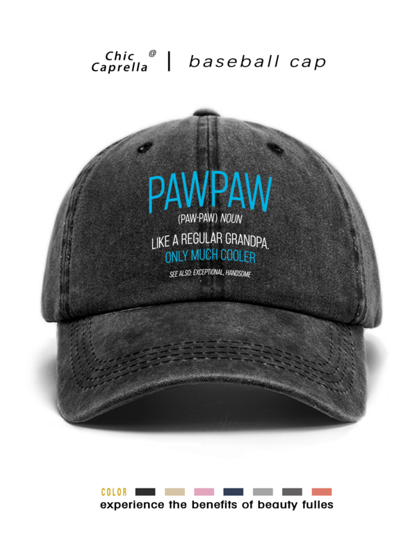 Classic Vintage Y2K Washed "PAW" Original Baseball Cap Trucker Hat, Unisex Hat For Men And Women, Suitable For All Seasons Spring Summer Autumn Winter, Perfect Gift For Valentine's Day, Bachelor Party, Father's Day, Mother's Day, Teacher's Day, Back To School, Halloween, Bride, Student, Teacher, Essential For Women's Summer Travel Beach Seaside, Women's Beach Hat, Bride Wedding Essential, Women's Accessories In Pink, Black Puerto Rico Casual Headwear Women's Trucker Hat