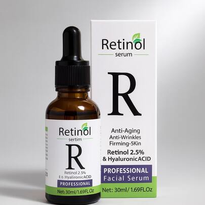 HEBLEEE 2.5% Retinol Facial Serum With Hyaluronic Acid 30ml