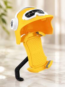 Motorcycle Phone Holder, Suitable For Scooter, Electric Bicycle, Bicycle Phone Mount, Helmet-Shaped Sunshade, 360° Rotating Anti-Shake Handlebar Phone Clip, Universal GPS Navigation Bracket, Compatible With 4.7-7 Inch Smartphones, ABS Nylon Material, Motorcycle Accessories - A - View 15