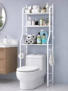 Over-The-Toilet Storage - White - View 12