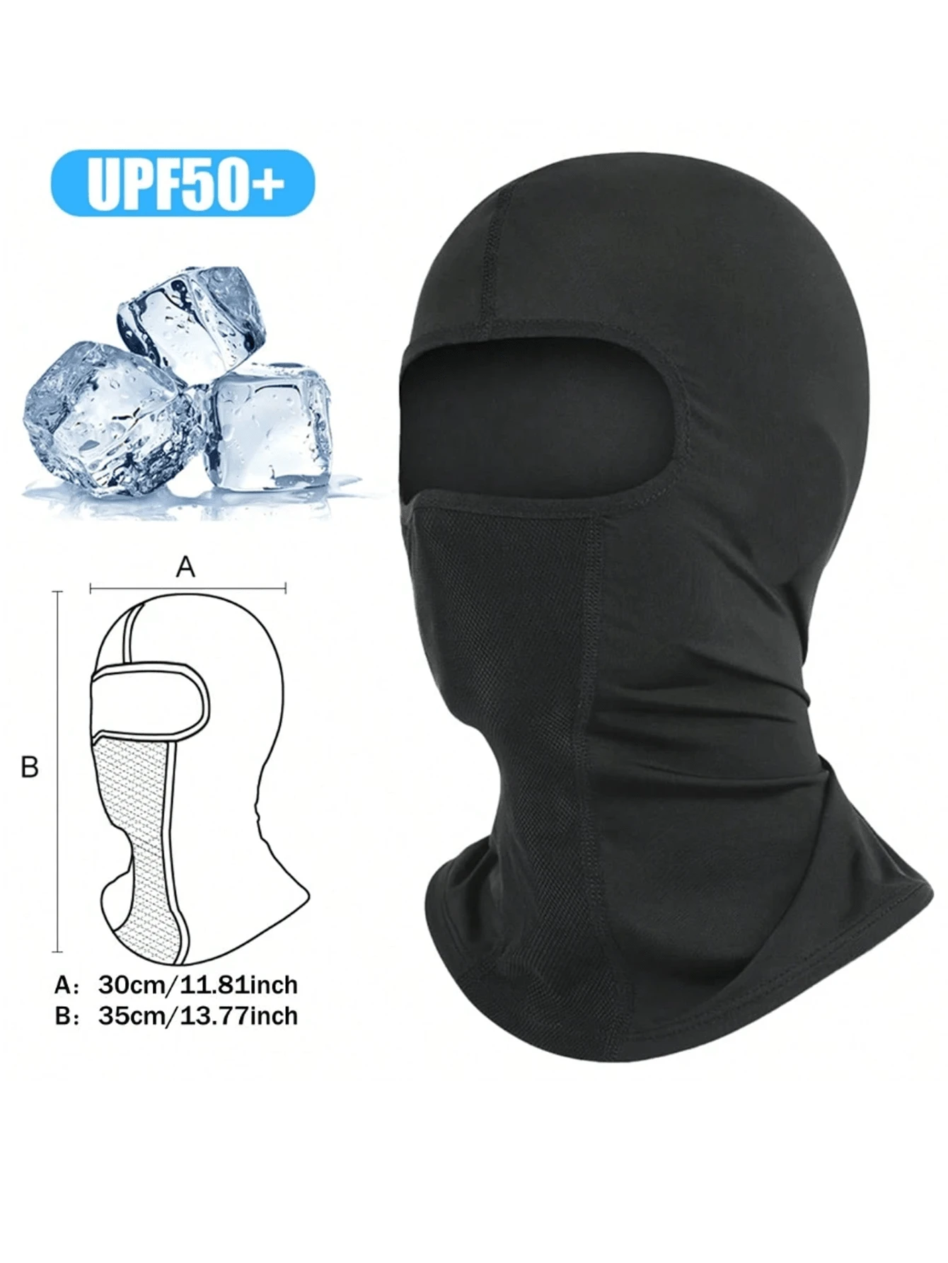 Masker Balaclava Musim Panas, Penutup Leher Pendingin, Penutup Wajah Bernapas untuk Pria dan Wanita, Cocok untuk Sepeda Motor dan Bersepeda - MultiWarna - View 1