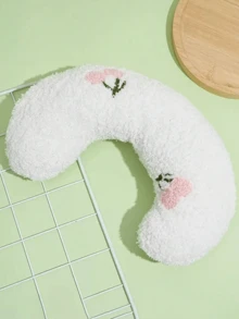 PETSIN 1个毛绒宠物U型颈枕，柔软蓬松，适合宠物深度睡眠和颈部保护，适用于猫咪和小型犬，让狗狗更快乐，狗狗用品，幼犬用品，猫咪用品 - 彩色 - 查看 4