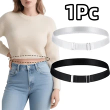 1pc Women's Invisible Elastic Belt, Adjustable Invisible Belt, Suitable For Daily Wear, Sports, Weddings And Parties, Can Be Worn Invisibly Under Casual And Sports Clothing - Multicolor - View 2