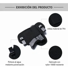 Universal Ambidextrous Tactical Neoprene Inner Holster - Black - View 6