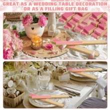 5/10/15/20/25/30/40/50pcs Vintage Handheld Folding Paper Fans, Portable Bamboo Fans, Summer Cool Fashion Accessories, Suitable For Parties And Events - Multicolor - View 7