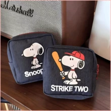 1 Piece Of Snoopy Storage Bag, Perfect For Storing Cosmetics, Stationery, Travel, Back-To-School, Birthdays, And As A Perfect Gift. - Multicolor - View 2