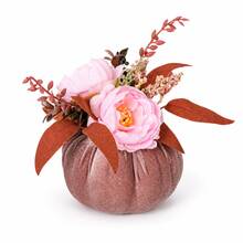 1 buah Bunga Buatan Bentuk dalam Pot, Dekorasi Halloween Musim Gugur, Cocok untuk Meja Ruang Tamu, Rak Buku, Meja Kantor, Pesta Liburan - MultiWarna - View 16